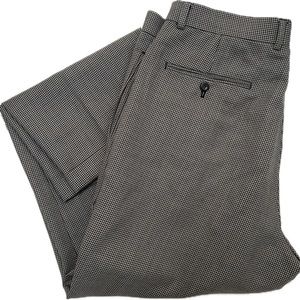 Louis Raphael houndstooth pleated pants 36x30